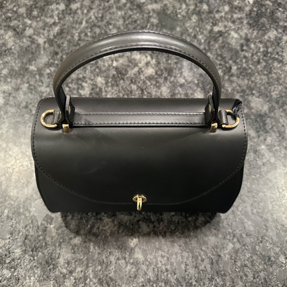 New Gianni Notaro Carol J Black Handbag with removable strap - Picture 5 of 16
